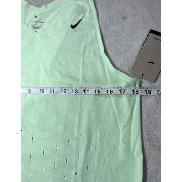 Nike AeroSwift Women Large Dri-FIT ADV Running jersey volt green FN2504-376 NEW - Picture 11 of 11